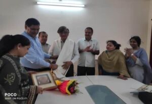 Felicitation of Prof. Arvind Joshi, Dean FSS, BHU_sociology